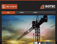Tablet Screenshot of isotecsl.com